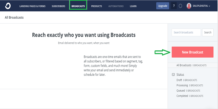 How to send an Email campaign with ConvertKit