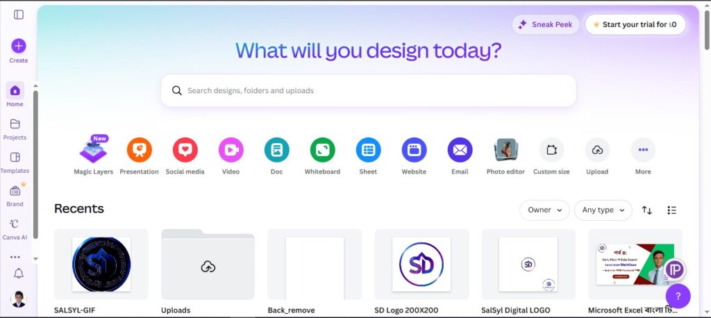 How to Make Professional Designs With Canva Explore Canva Dashboard