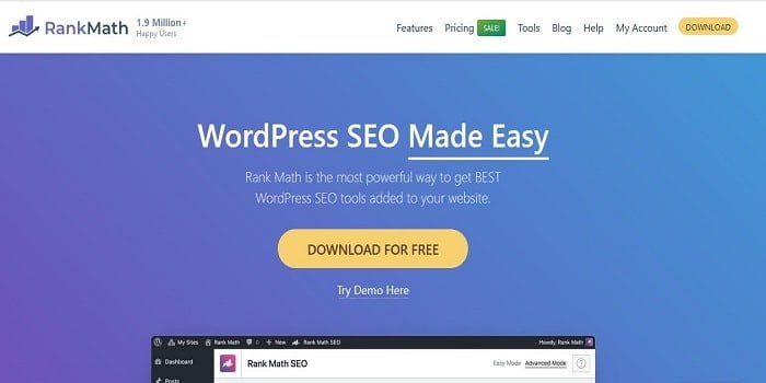 Discover the Best SEO Plugin for WordPress Rank Math SEO for WordPress plugin