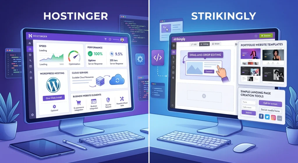 Hostinger vs Strikingly: Which Platform is Perfect for You? Comparison between Hostinger and Strikingly