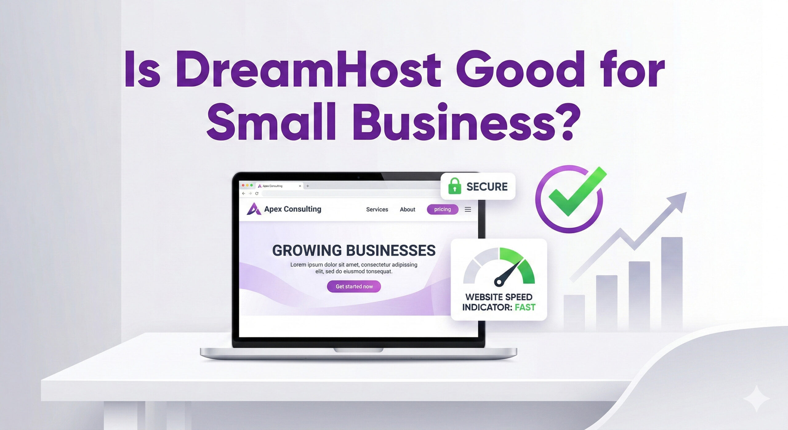 DreamHost hosting suitable for small business websites