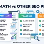 Rank Math vs other SEO plugins comparison for WordPress websites