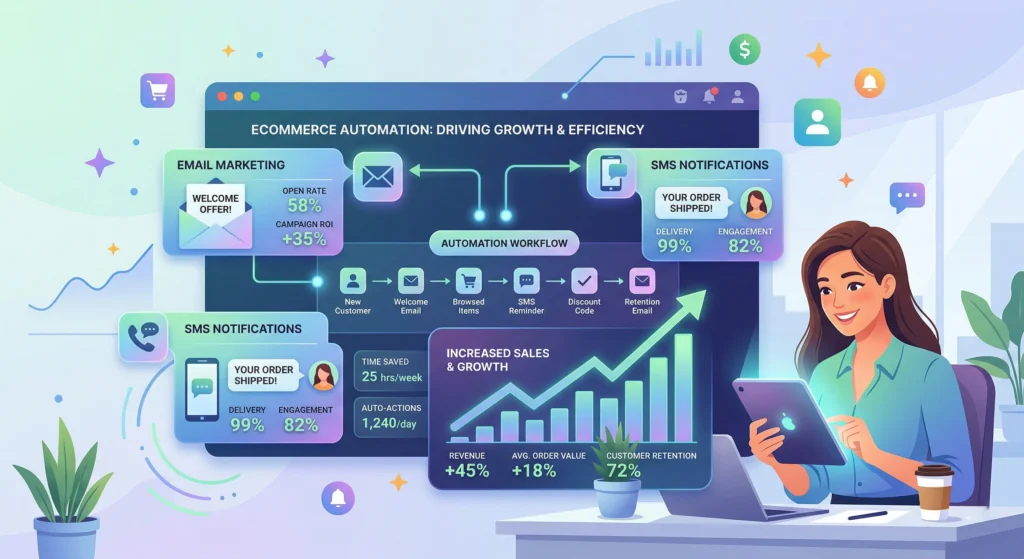 Omnisend for eCommerce Automation: Easy Growth Tool 2026 Benefits of Omnisend eCommerce automation tool email SMS marketing