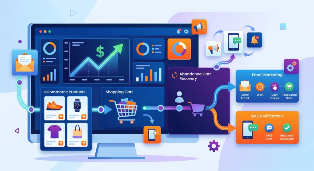 Best Email Marketing Tools for Startups (2026 Guide) Omnisend eCommerce automation email SMS abandoned cart